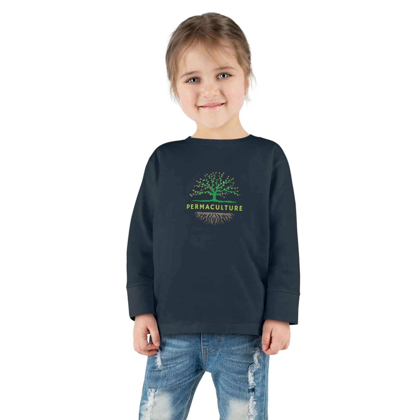Toddler Long Sleeve Tee - Permaculture