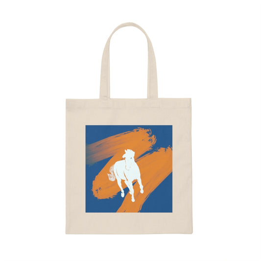Canvas Tote Bag - Running Horse