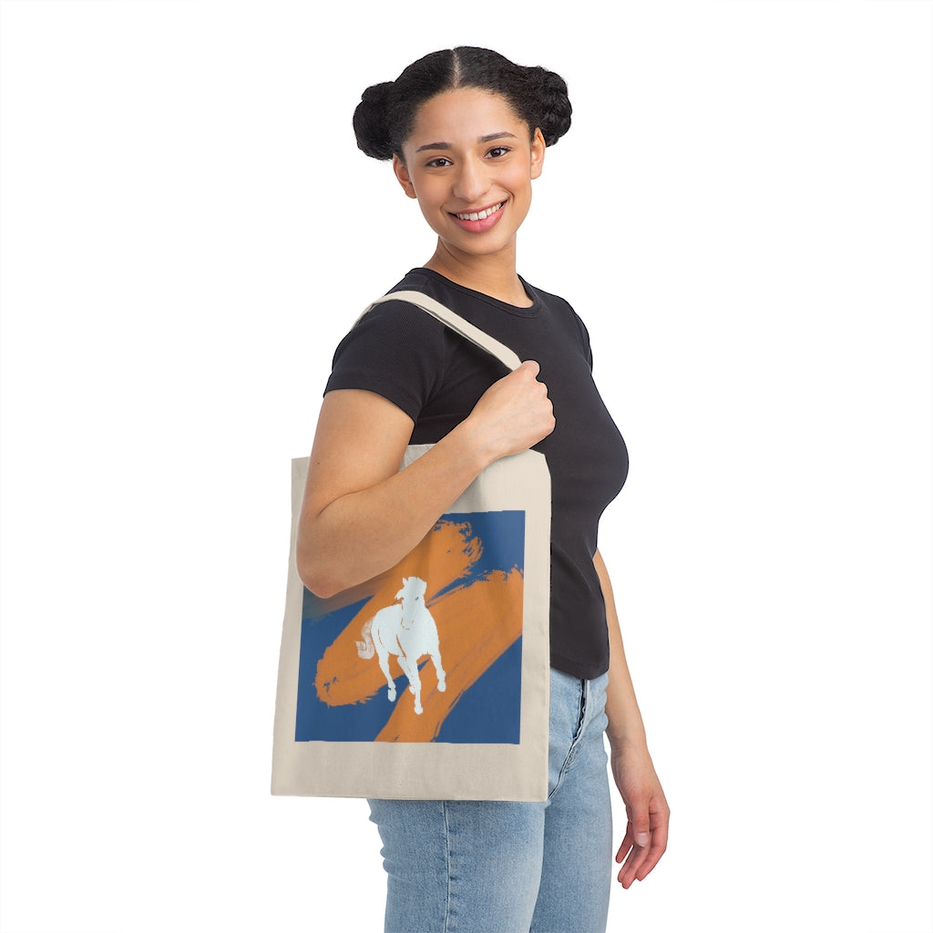 Canvas Tote Bag - Running Horse