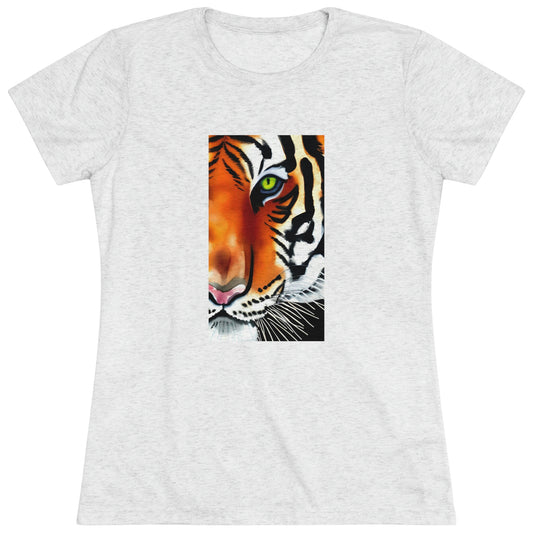 Women's Triblend Tee - TIGER