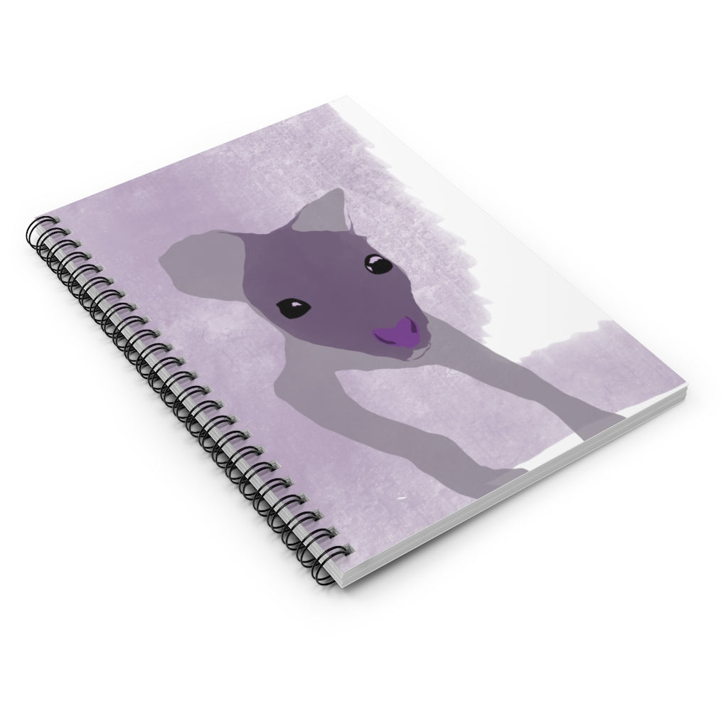 Baby Kangaroo - Spiral Notebook - Ruled Line