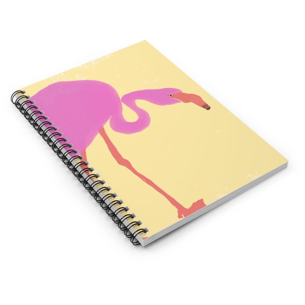 Flamingo Spiral Notebook - Ruled Line