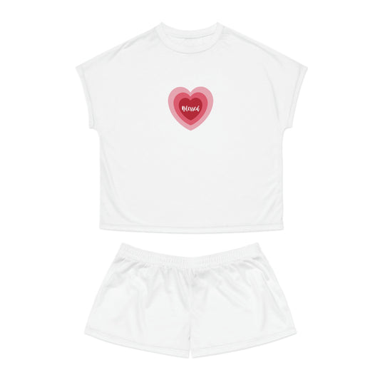 Blessed Heart - Women's Short Pajama Set