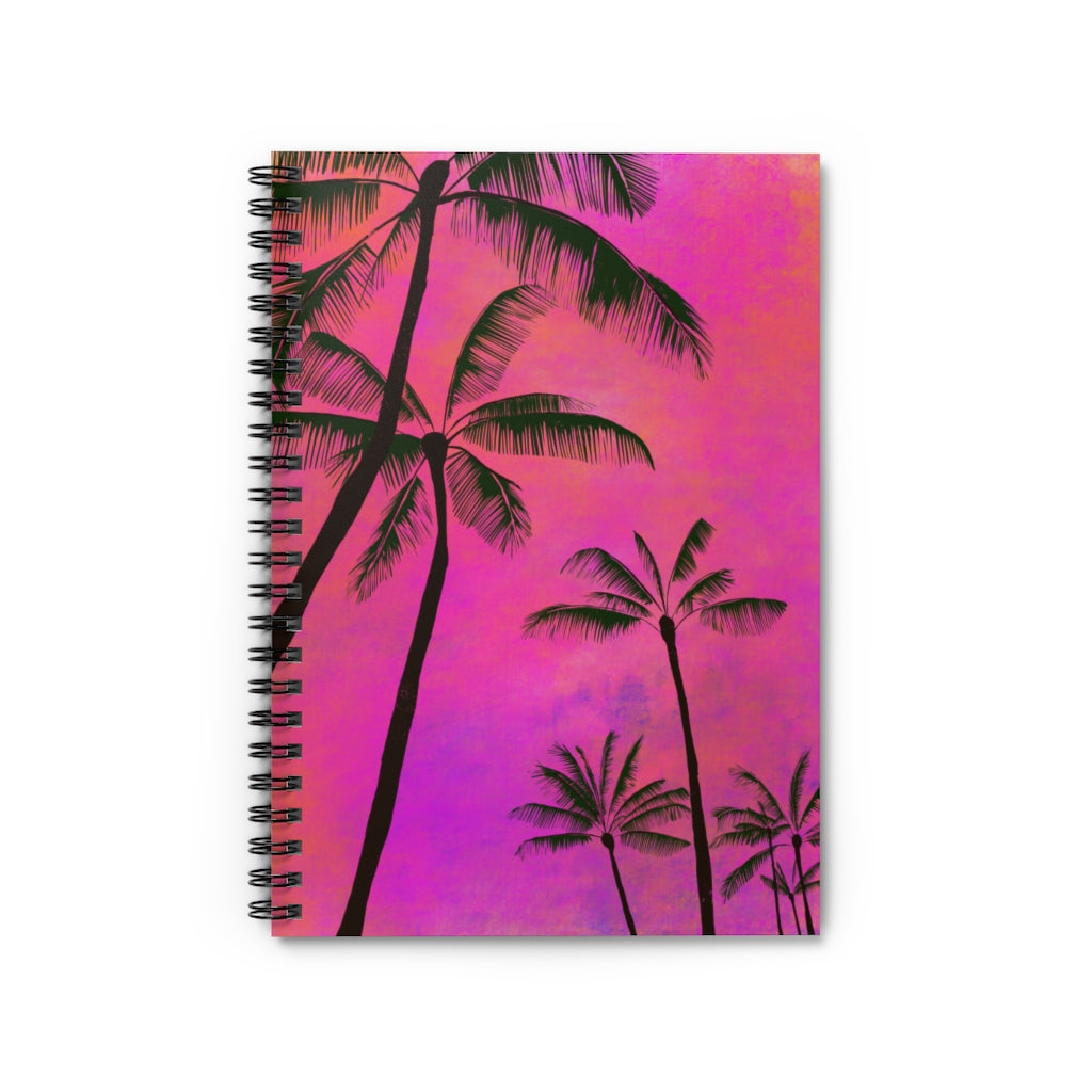 Palm Trees - Spiral Notebook - Ruled Line