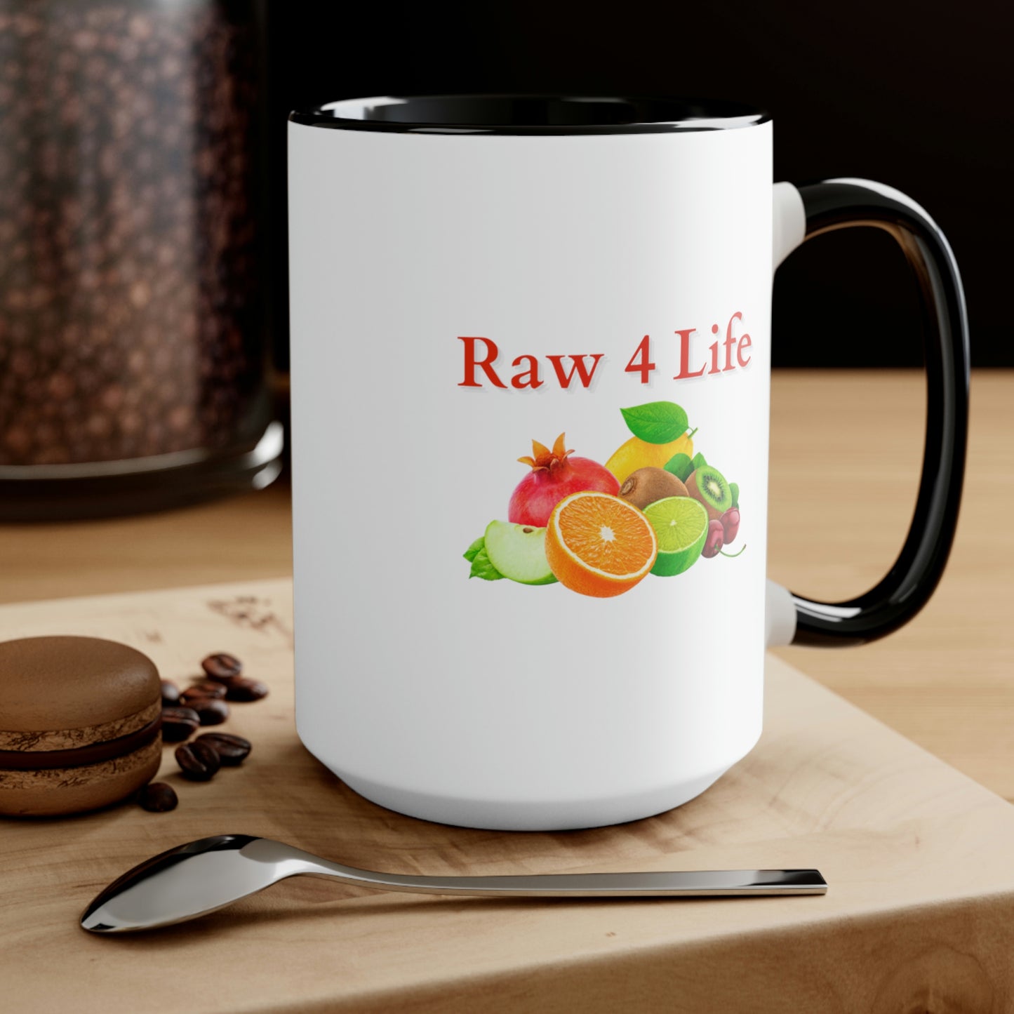Raw 4 Life Accent Mug