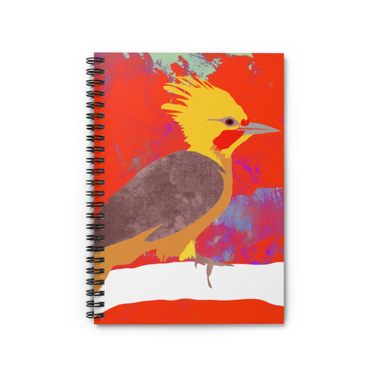 Spiral Notebook - Ruled Line - Bird Design