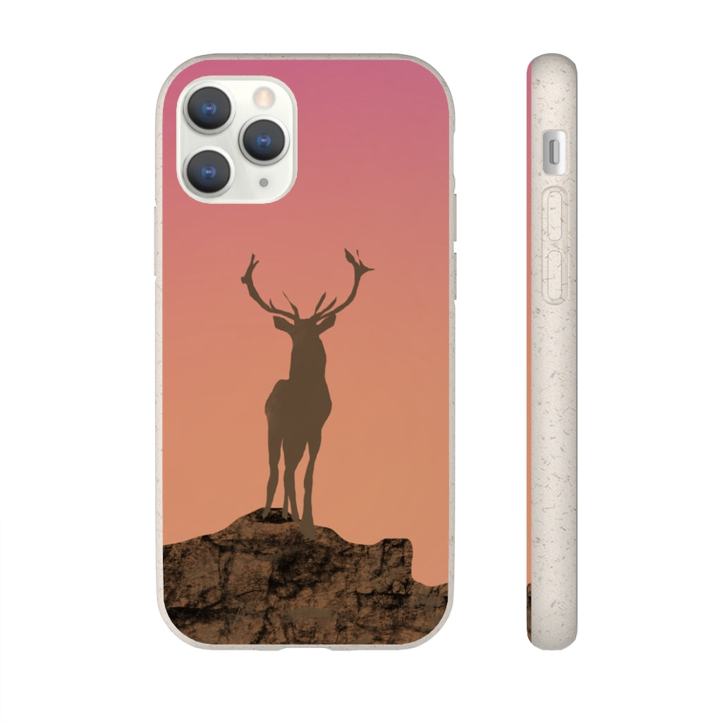 Biodegradable Case - Deer Silhouette