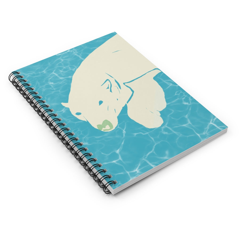 Polar BearSpiral Notebook - Ruled Line