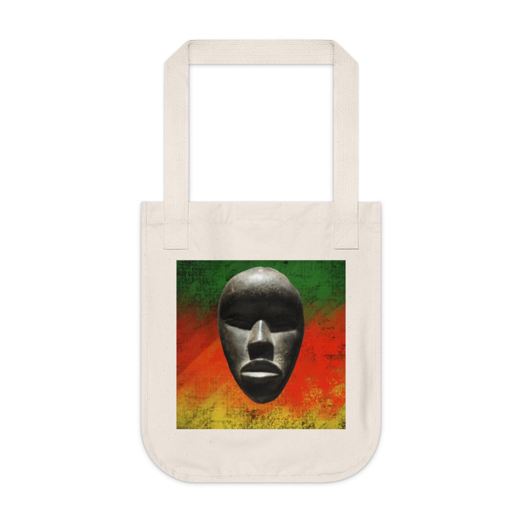 African Mask - Organic Canvas Tote Bag