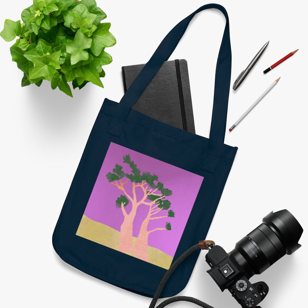 Organic Canvas Tote Bag - Tree