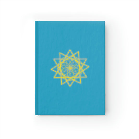 Sacred Geometry - Journal - Ruled Line - Turquoise Cover