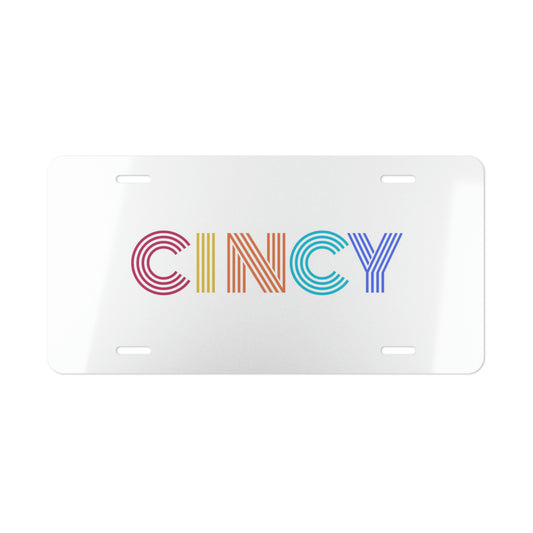 CINCY License Plate