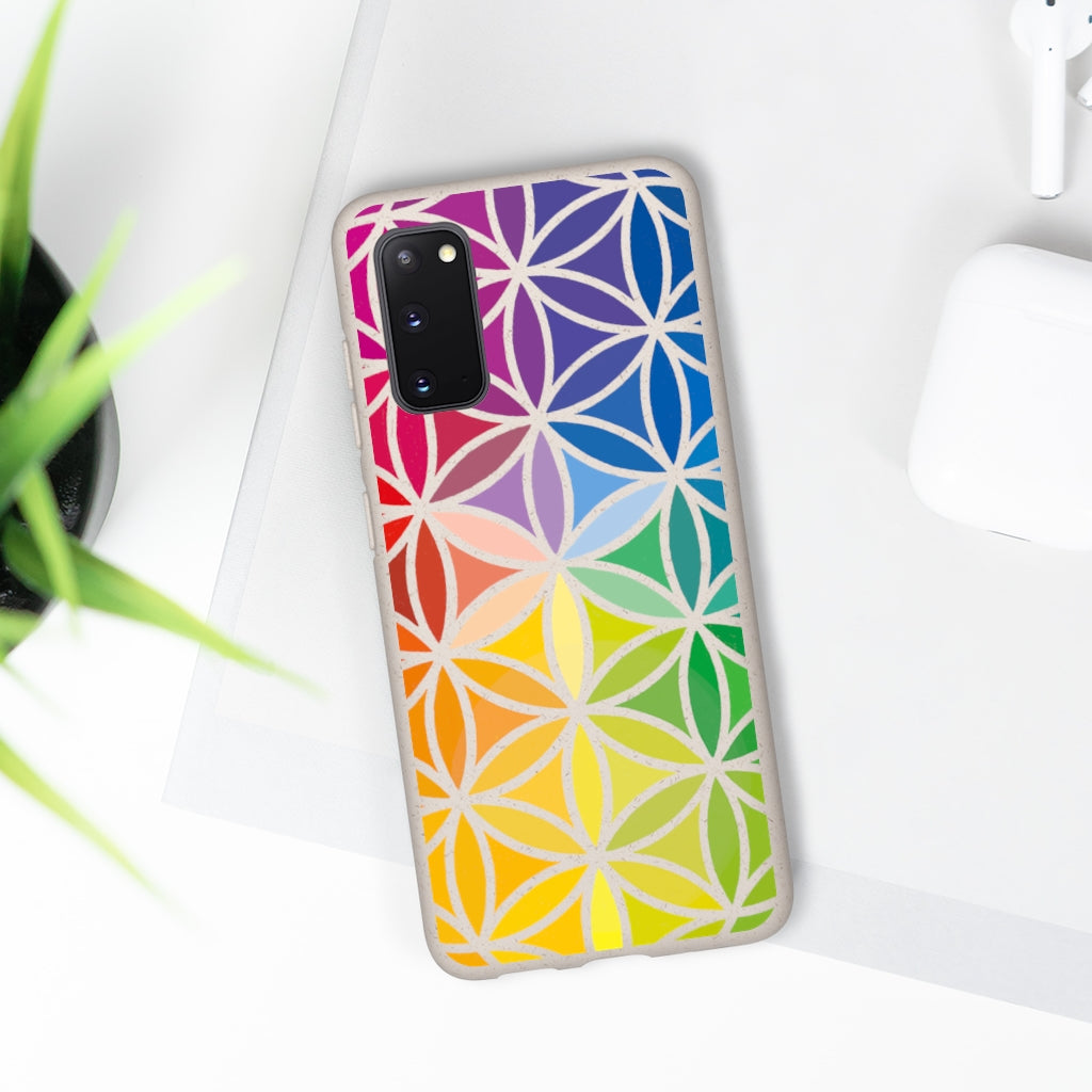 Biodegradable Case - Flower of Life