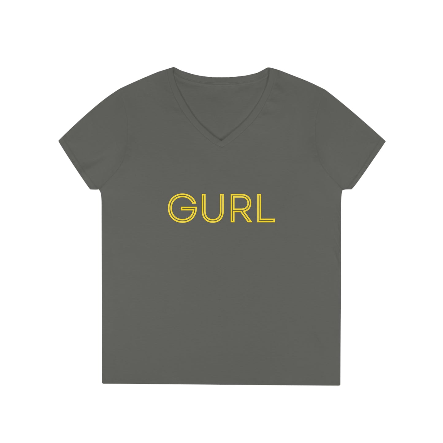 Ladies' V-Neck T-Shirt - GURL