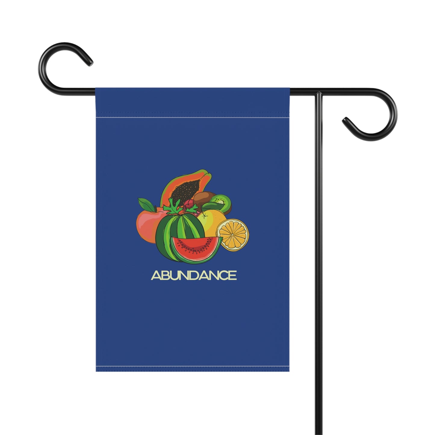 ABUNDANCE - Garden & House Banner - Blue