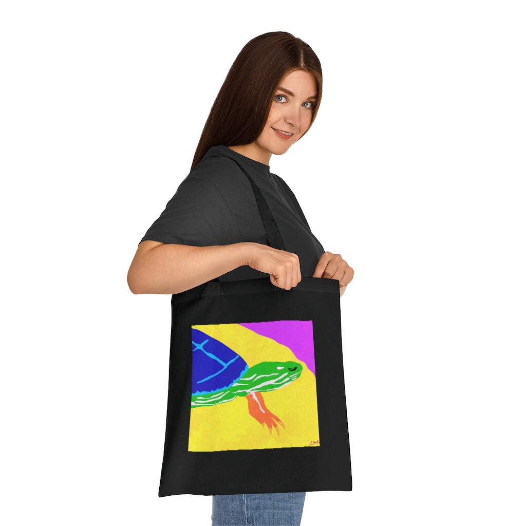 Cotton Tote - Turtle Design