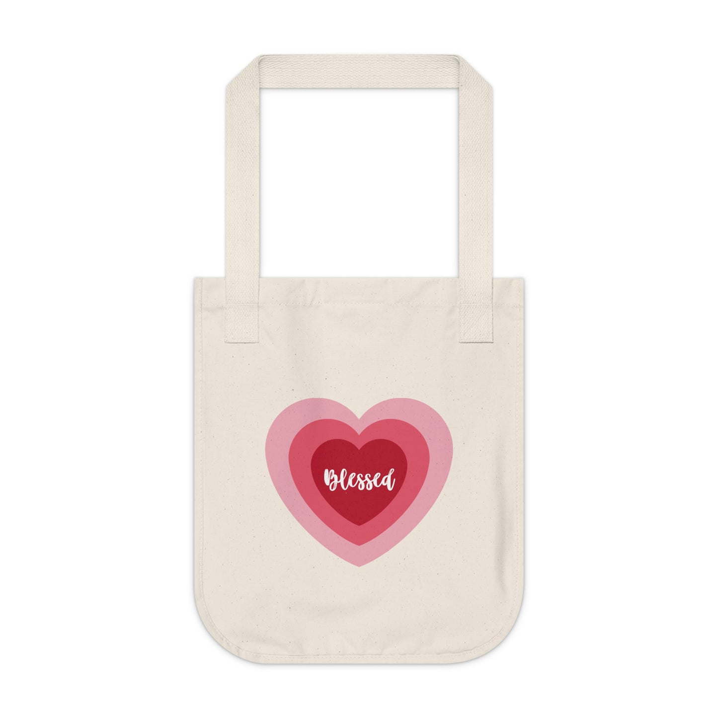 Blessed Heart - Organic Canvas Tote Bag