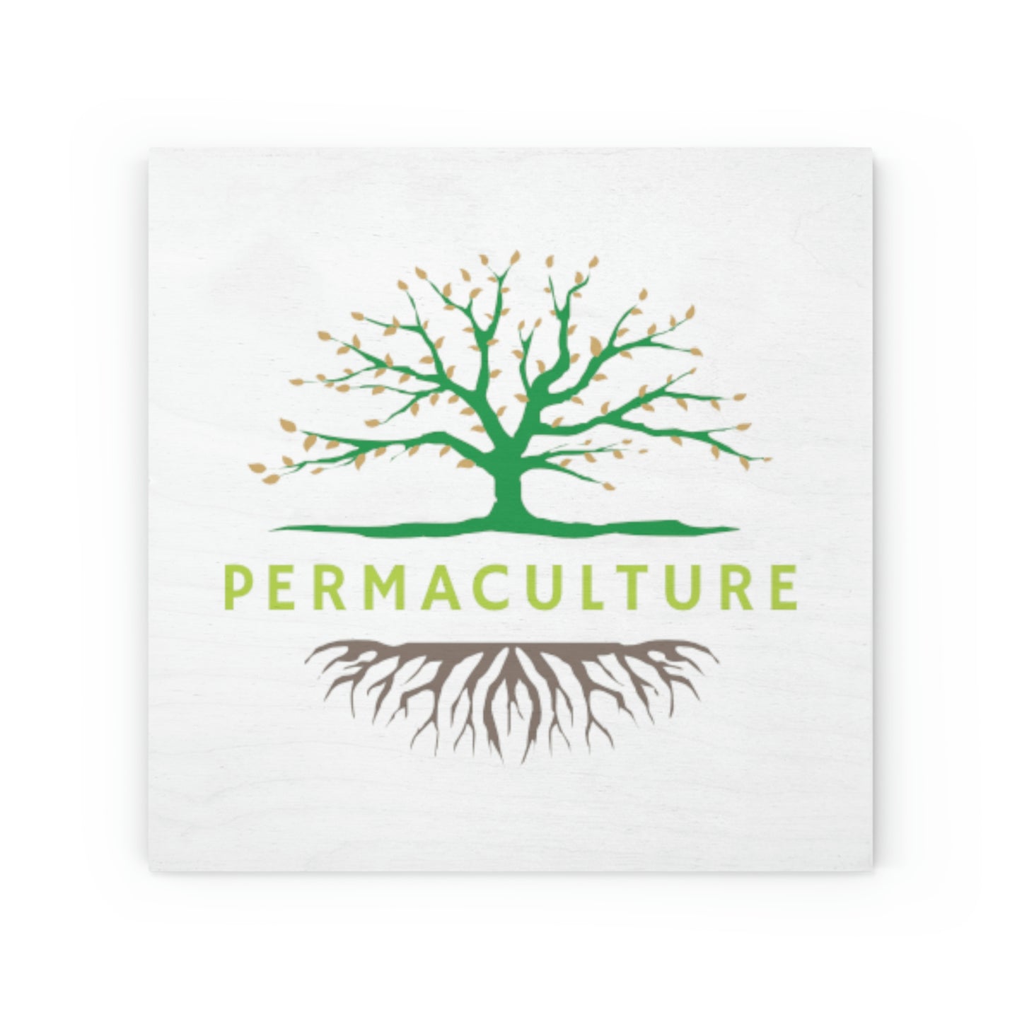 Wood Canvas - Permaculture - White