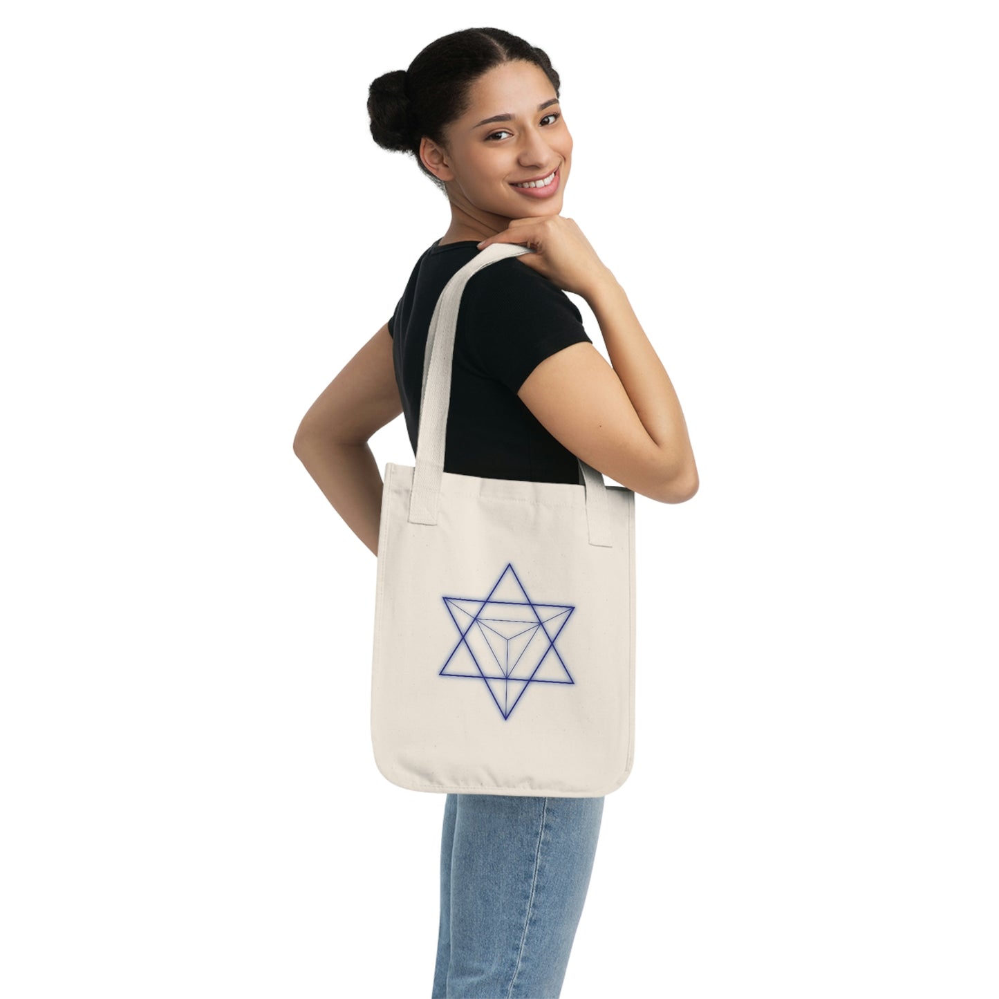 Sacred Geometry - Organic Canvas Tote Bag