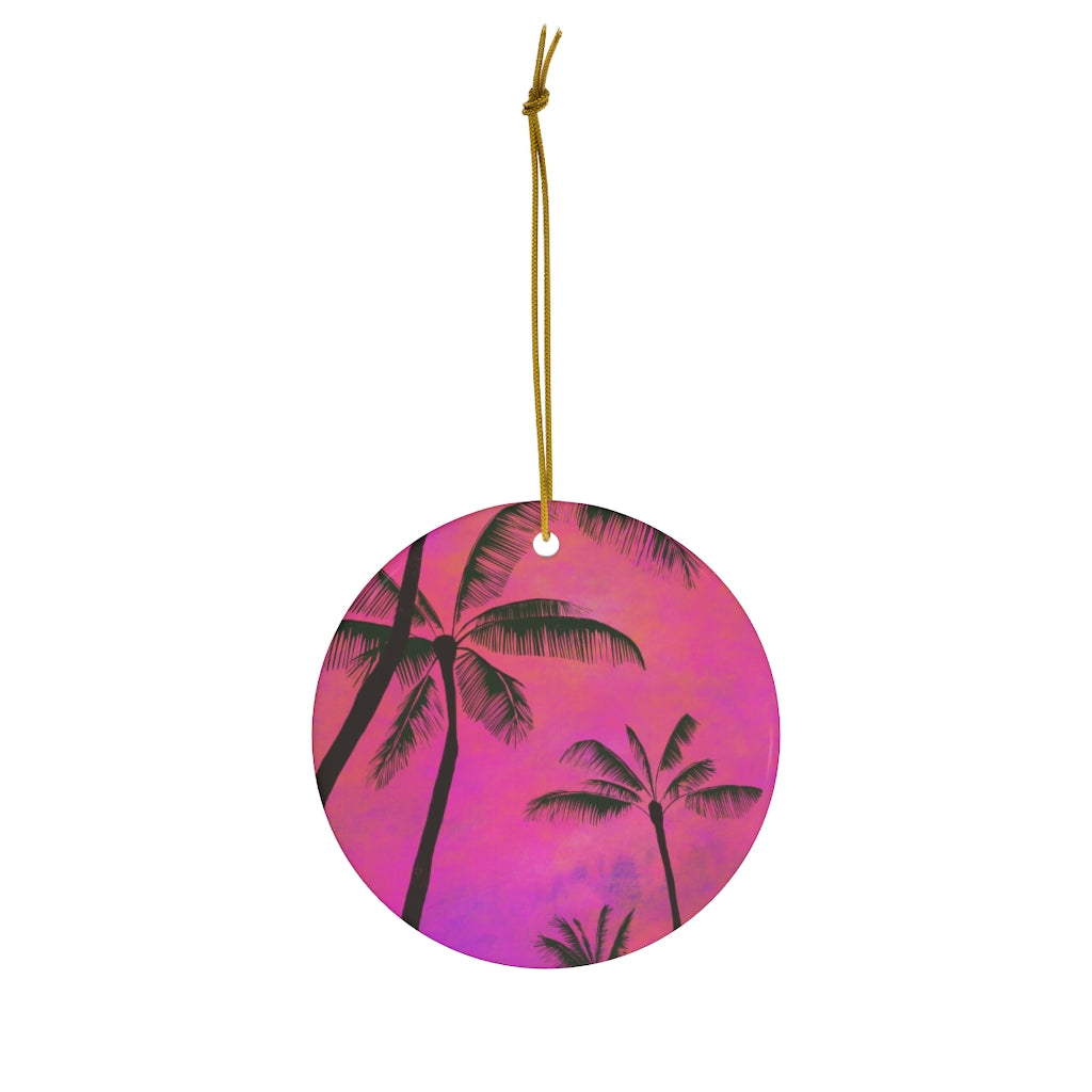 Tropical Palm Trees - Ceramic Ornaments