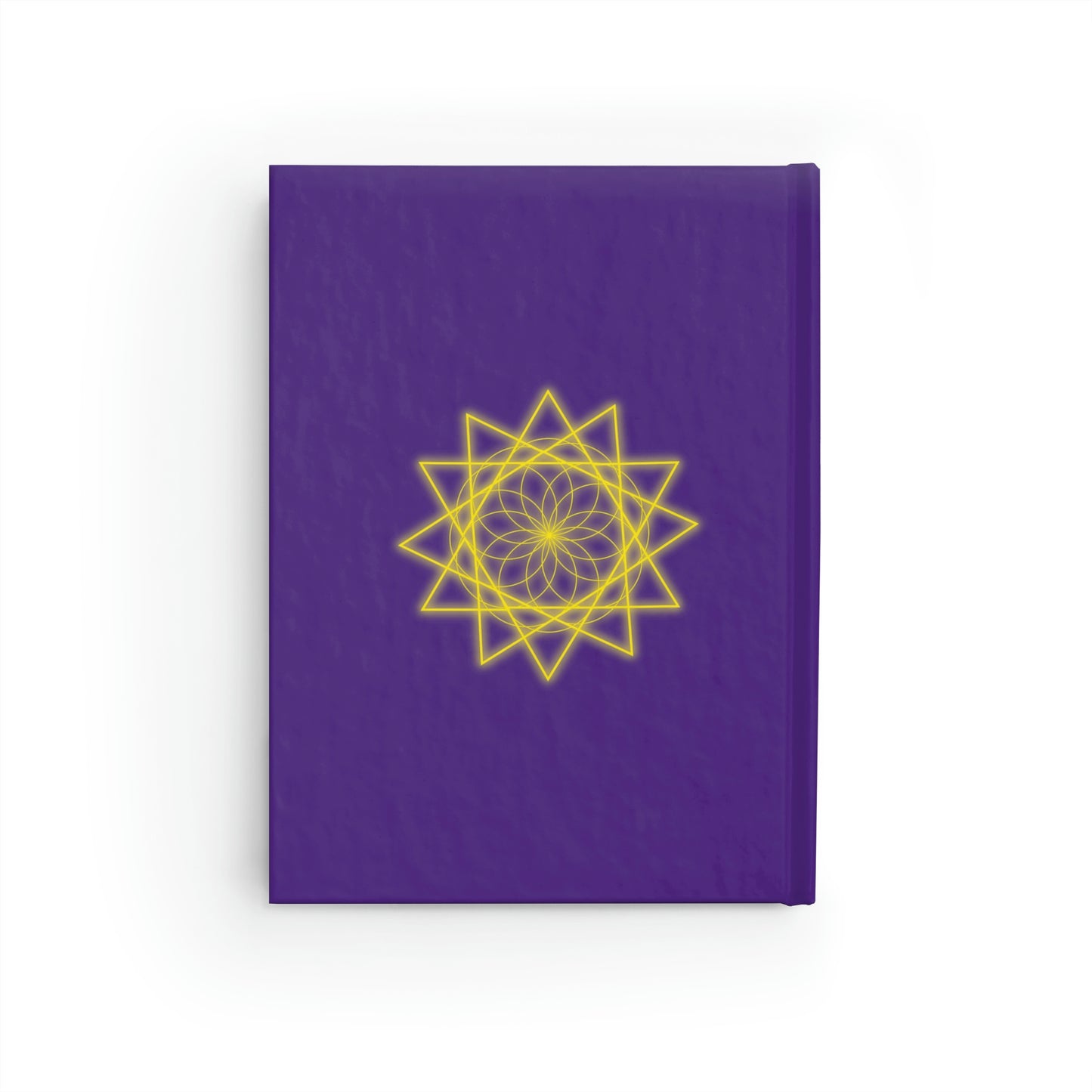 Sacred Geometry - Journal - Ruled Line - Purple Cover