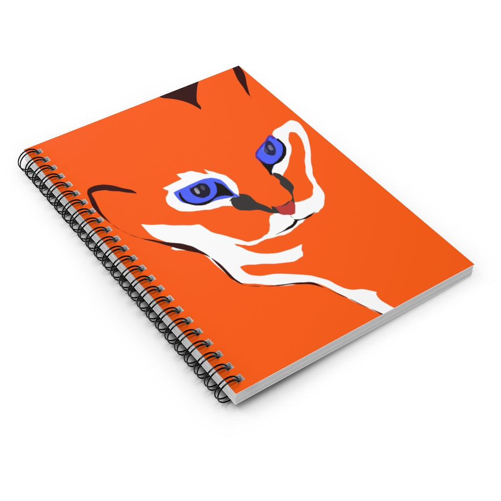 Cat Spiral Notebook - Ruled Line