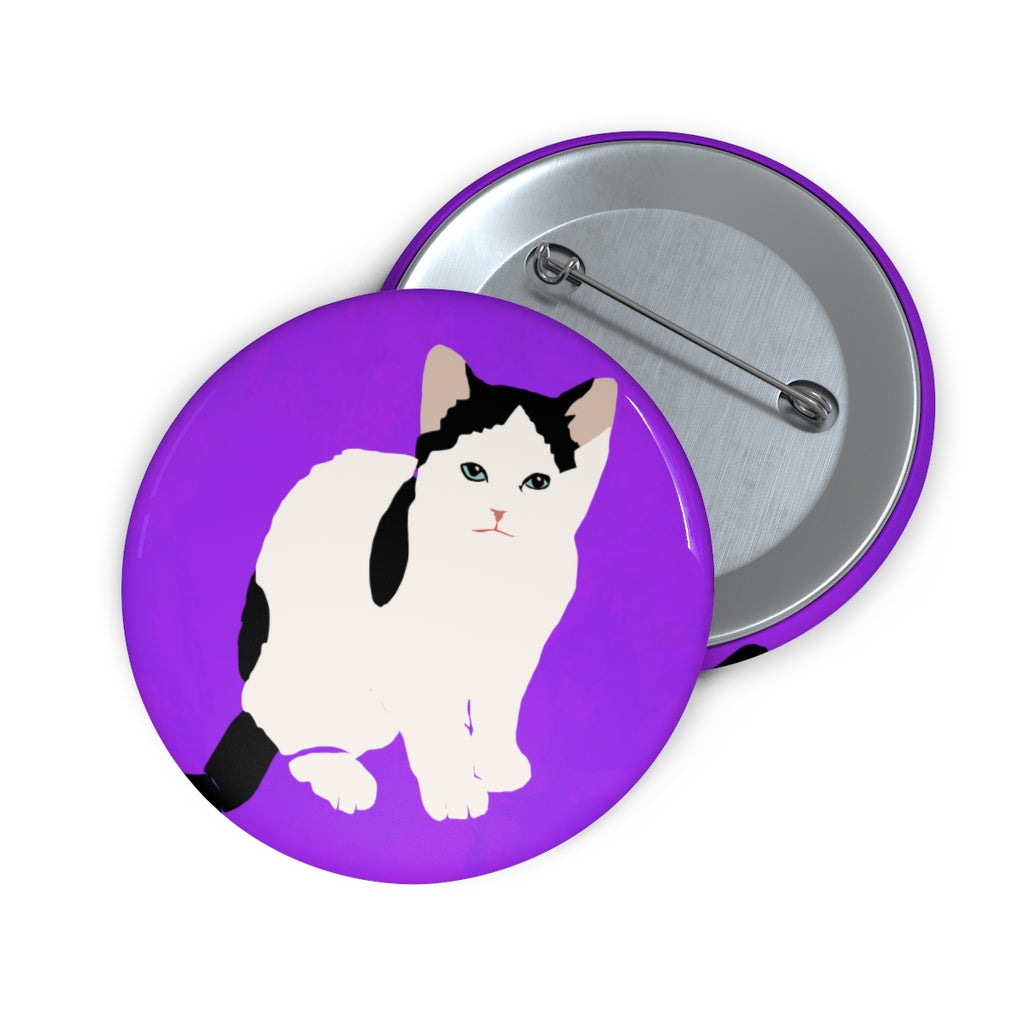 Kitty Cat Pin Buttons