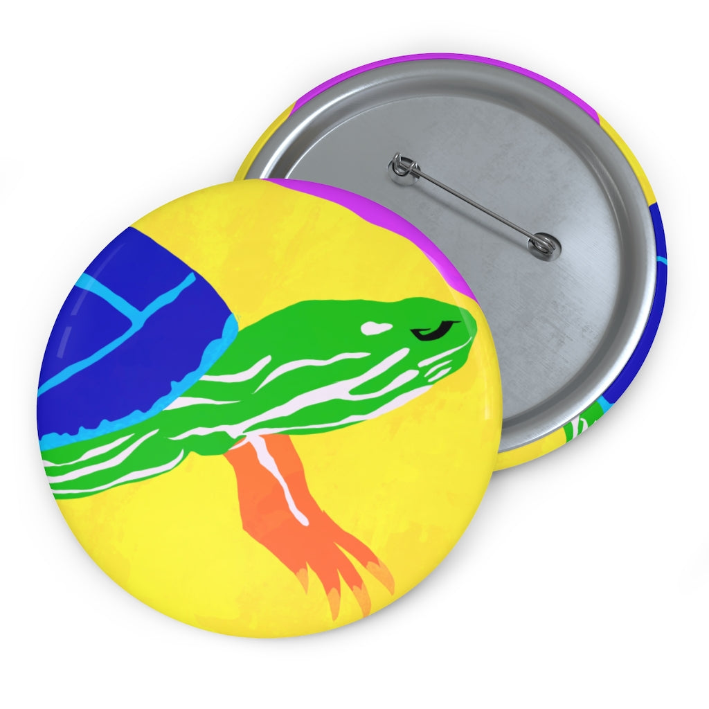 Turtle Pin Button