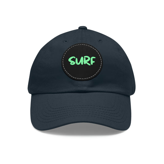SURF - Dad Hat with Round Leather Patch