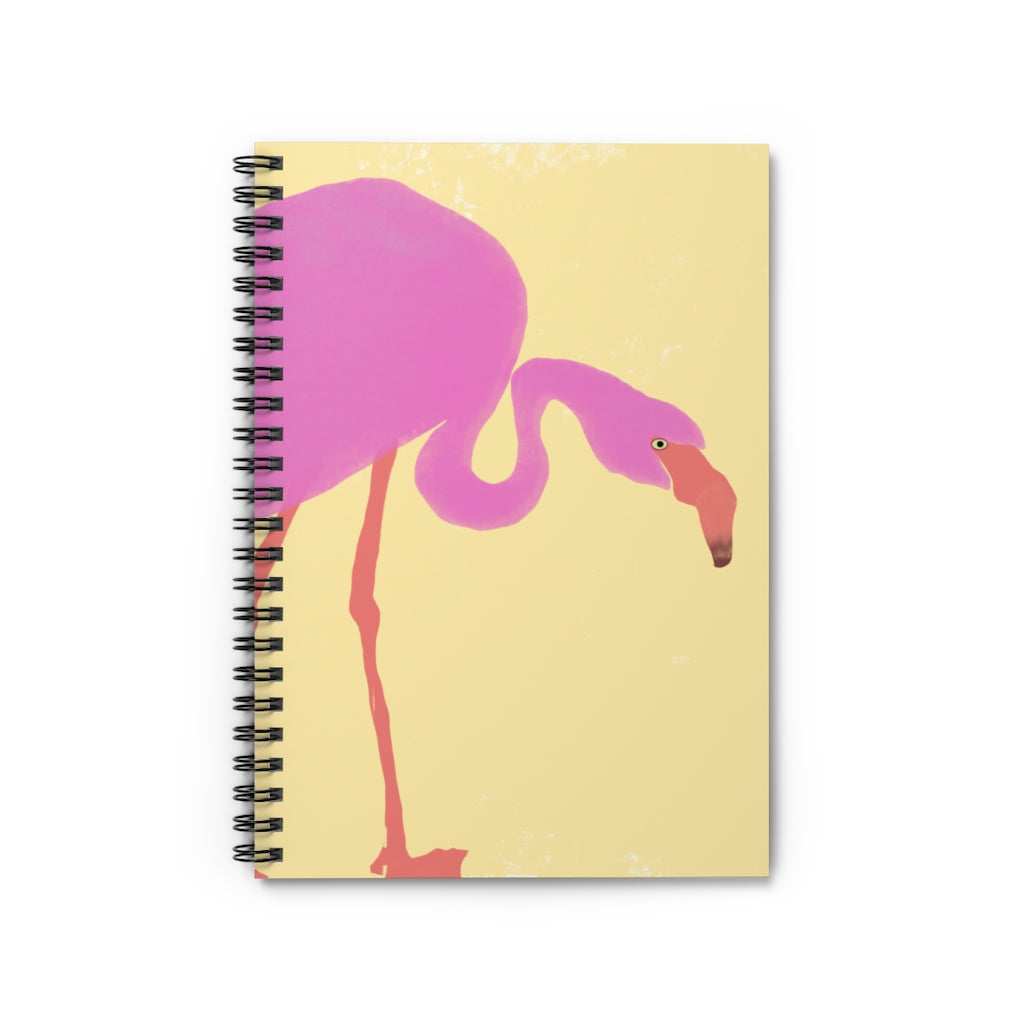 Flamingo Spiral Notebook - Ruled Line