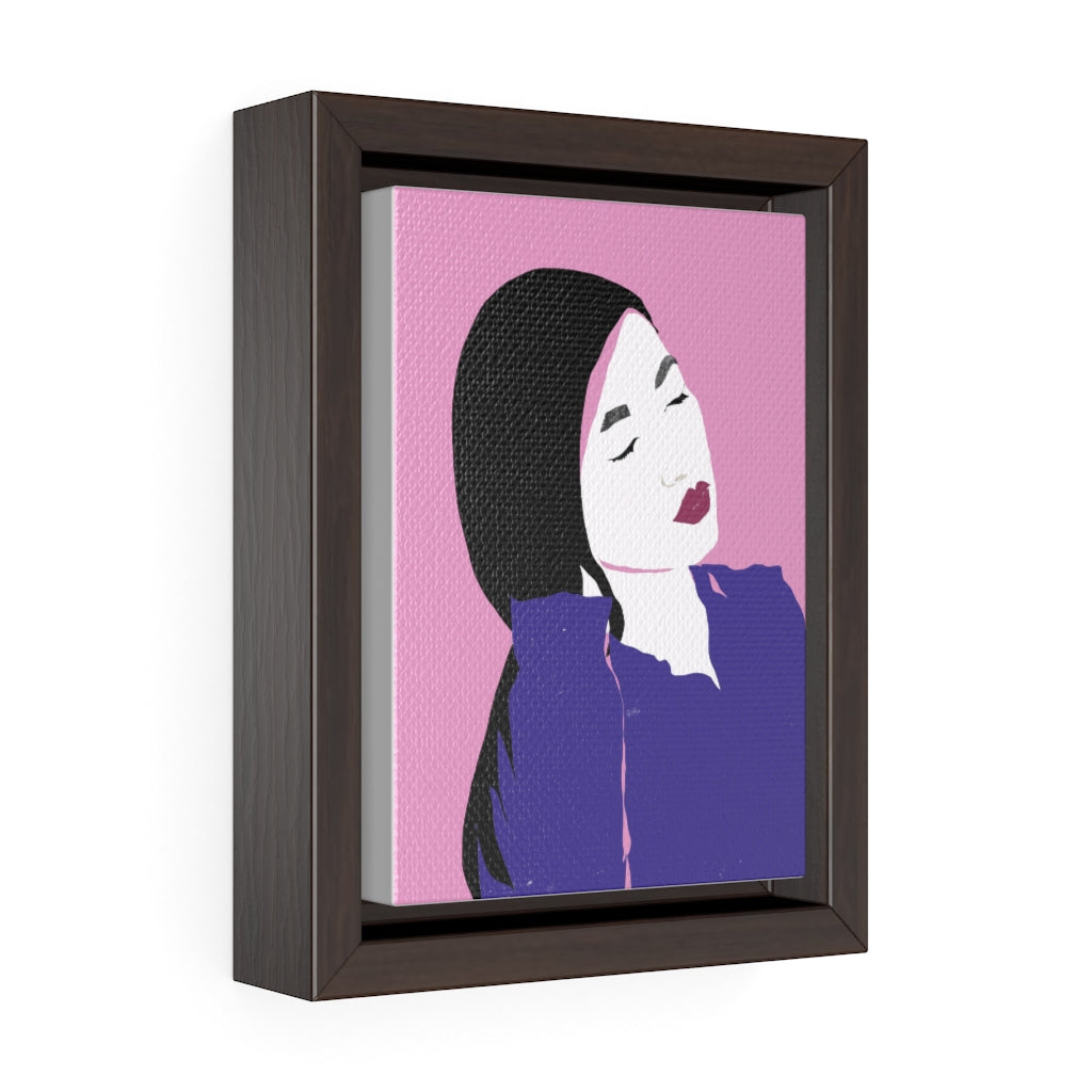 Female Figure - Vertical Framed Premium Gallery Wrap Canvas