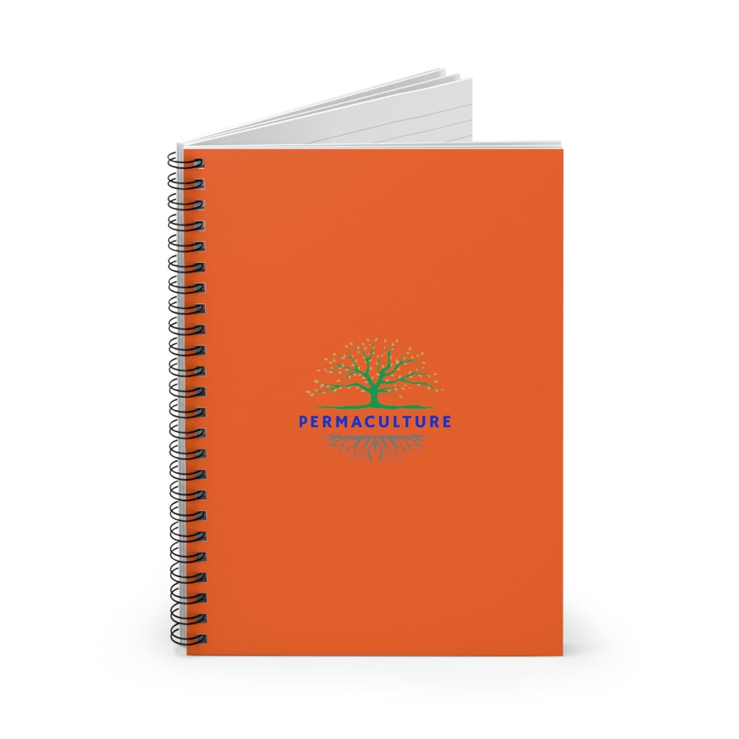 Permaculture - Spiral Notebook - Ruled Line - Blue Cover