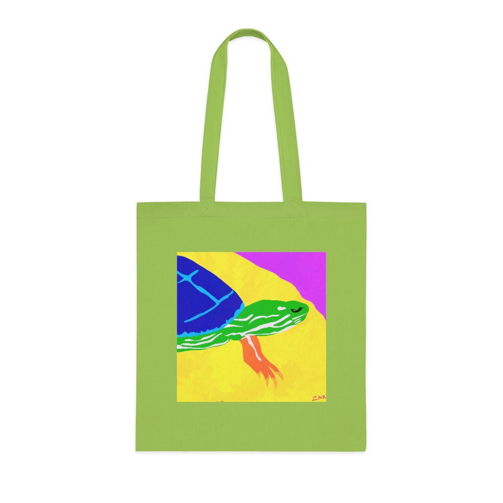 Cotton Tote - Turtle Design