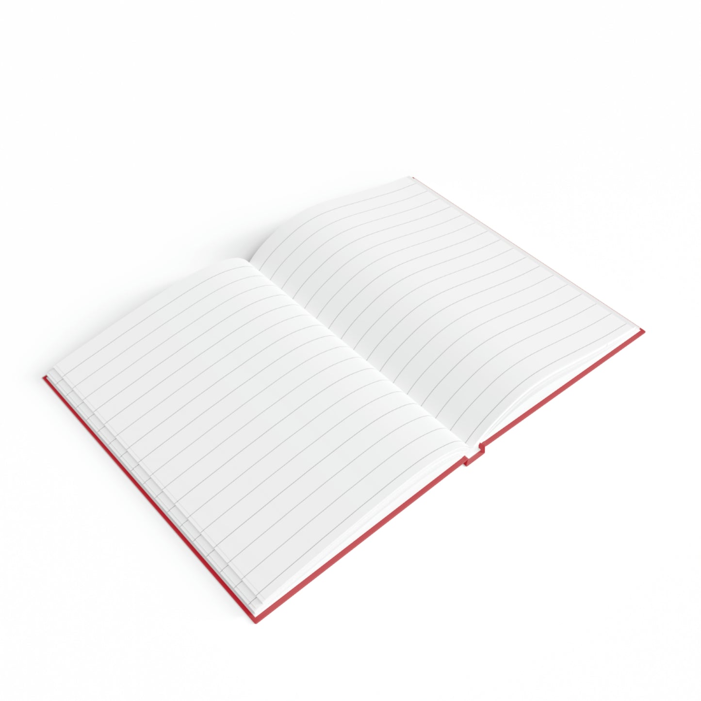 ABUNDANCE Journal - Ruled Line - Red Cover