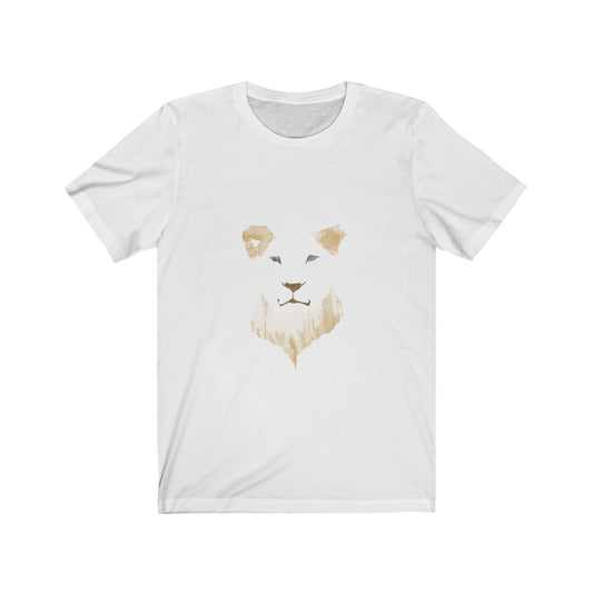 Unisex Jersey Short Sleeve Tee - Lion Watercolor