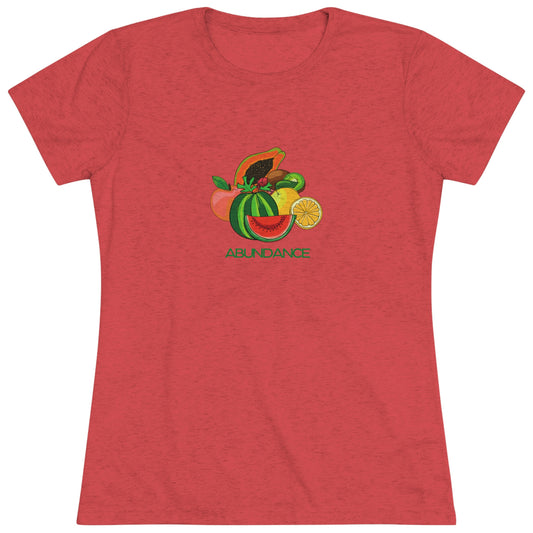 ABUNDANCE - Women's Triblend Tee