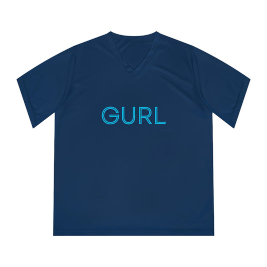 Women's Performance V-Neck T-Shirt - GURL