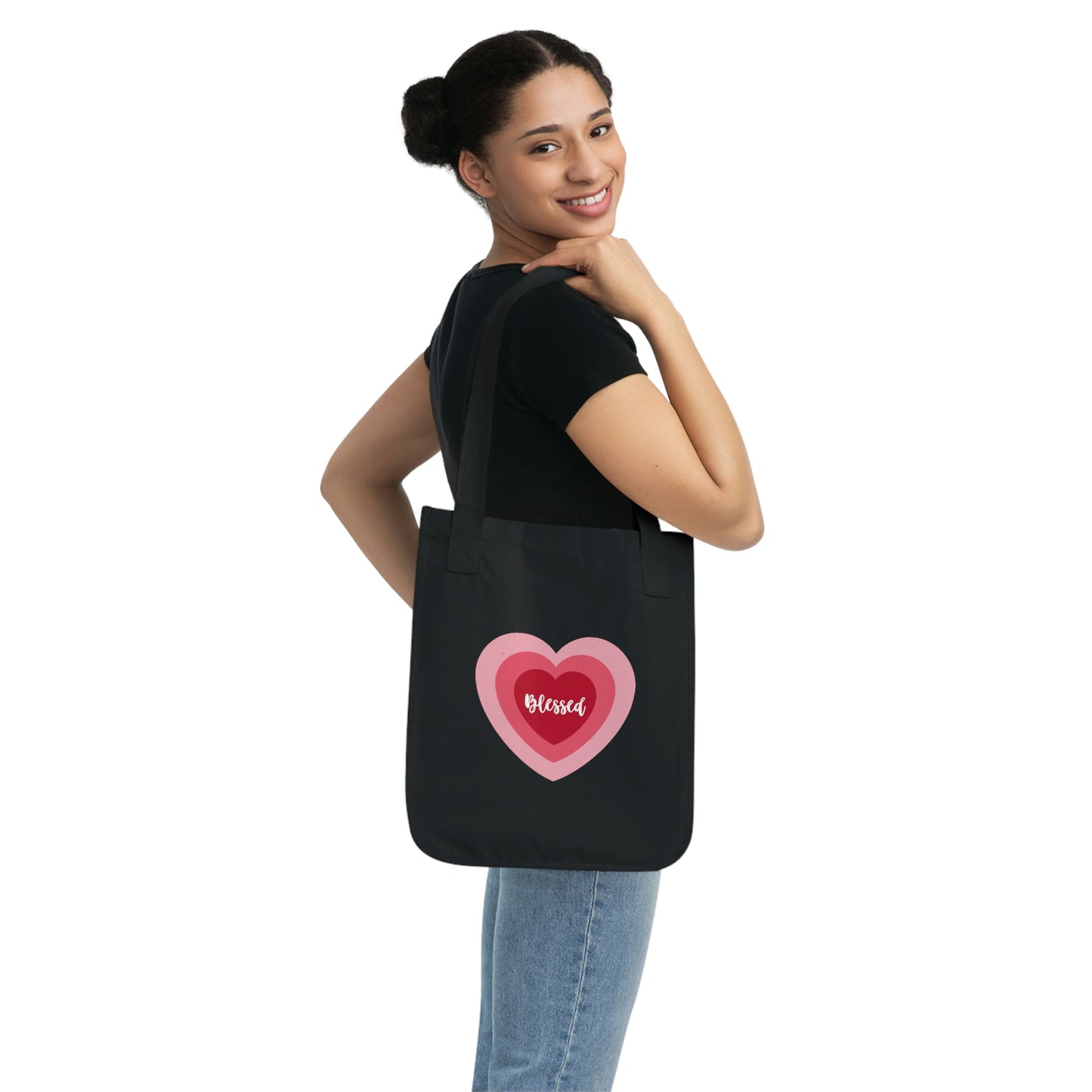 Blessed Heart - Organic Canvas Tote Bag