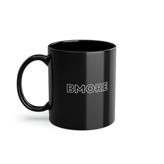 BMORE - CITY MUG - Black Coffee Cup, 11oz