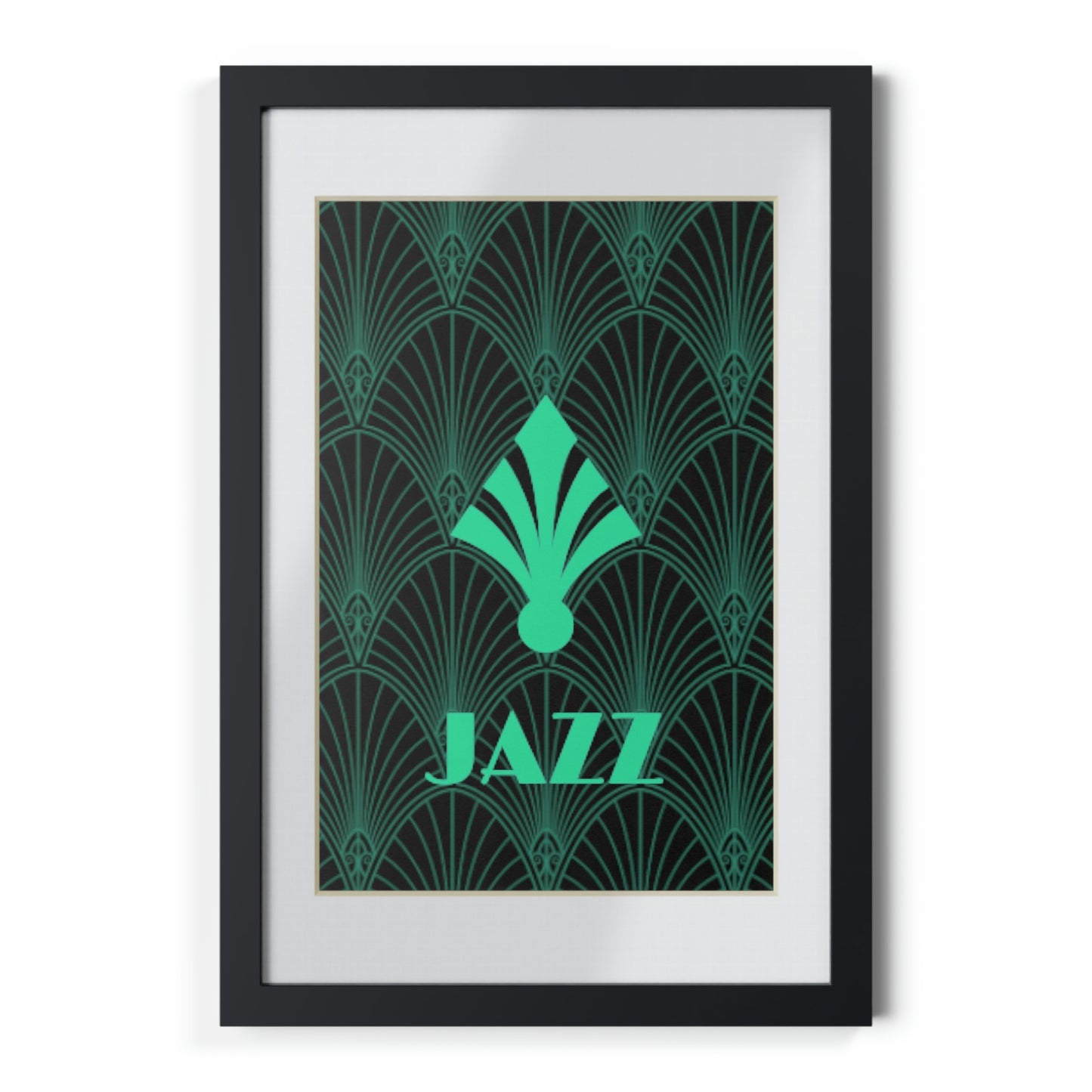 JAZZ - Framed Posters, Black