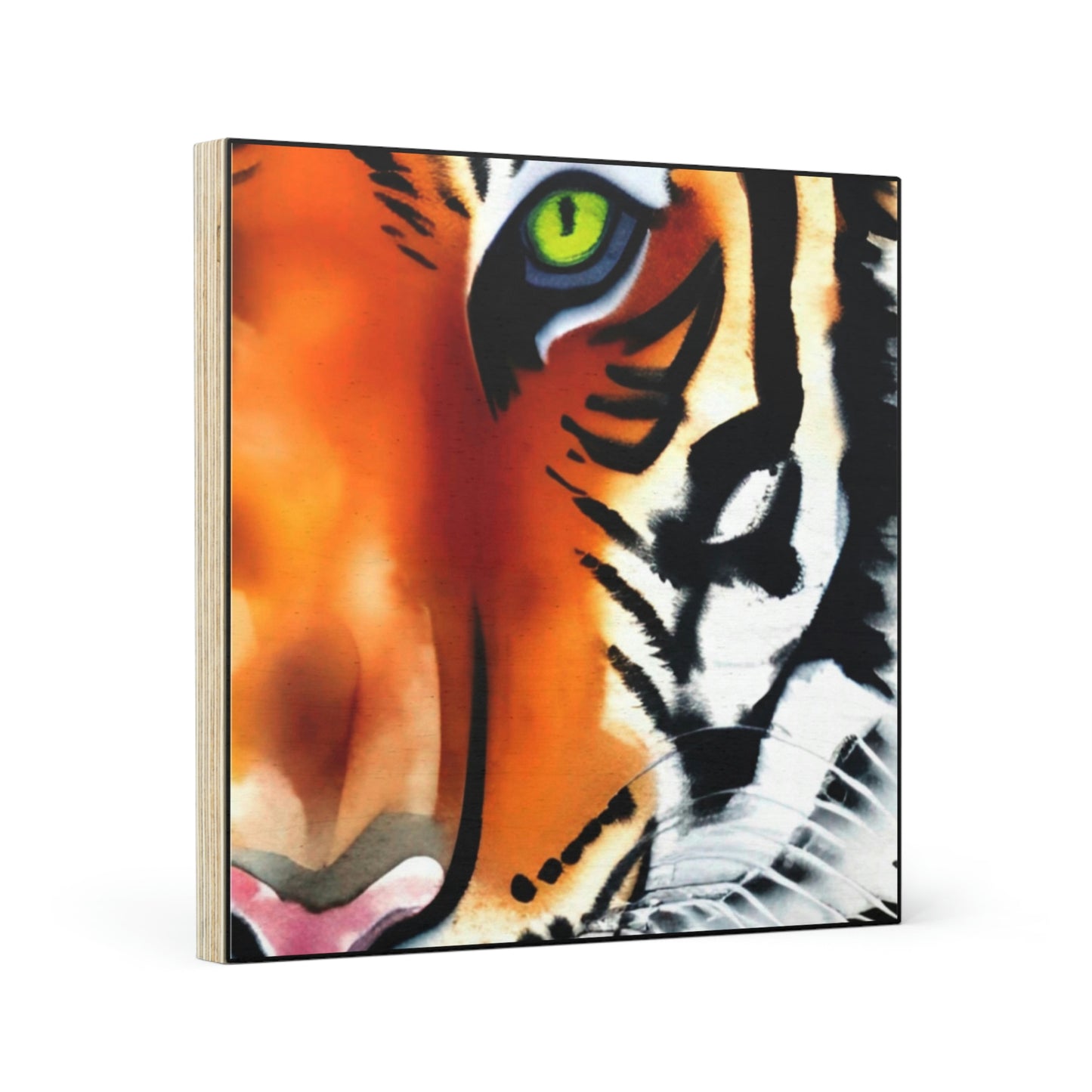 TIGER - Wood Canvas