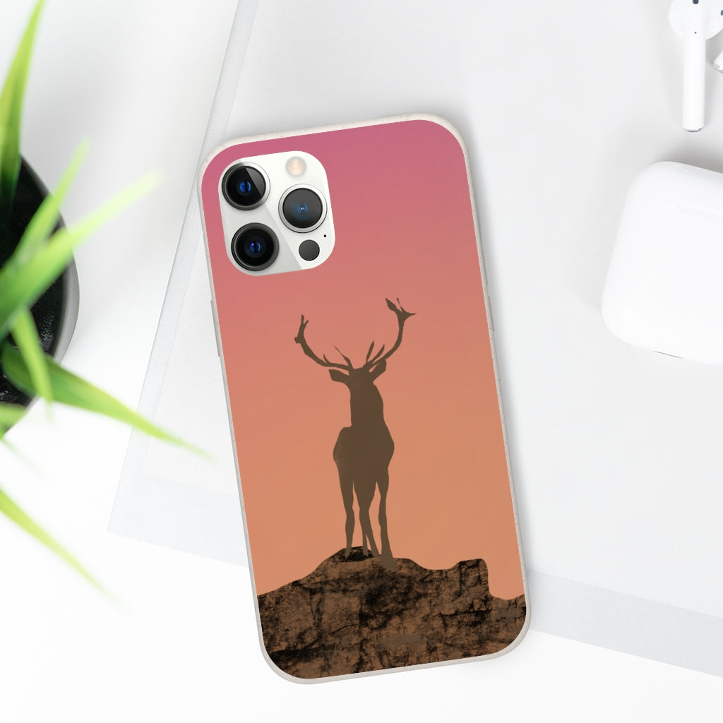 Biodegradable Case - Deer Silhouette