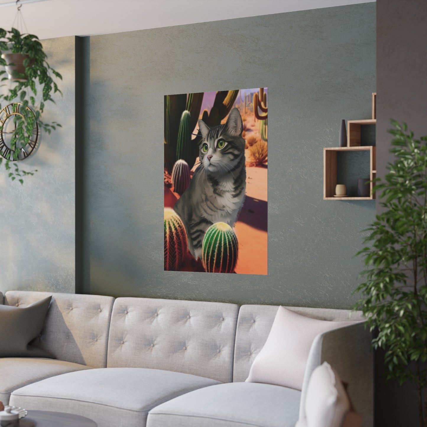 Softy the Cat - Satin Posters (210gsm)