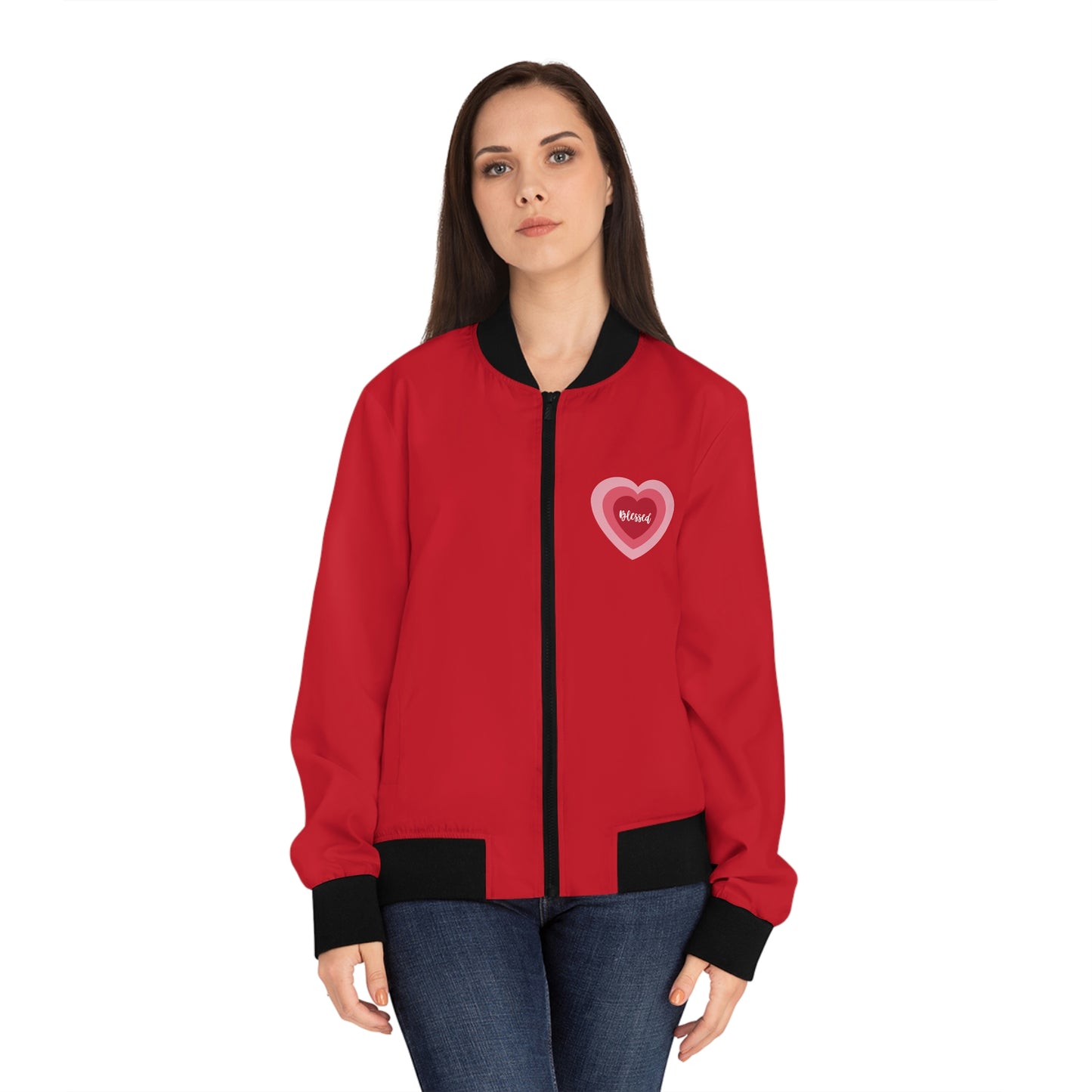 Blessed Heart - Women's Bomber Jacket