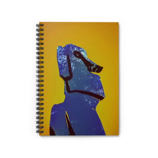 Easter Island Cover - Spiral Notebook - Ruled Line