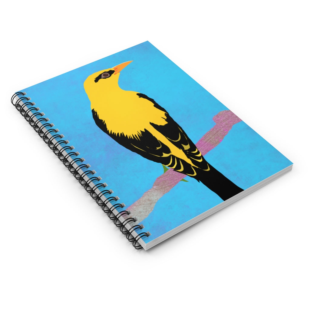 Bird Design - Spiral Notebook - Ruled Line