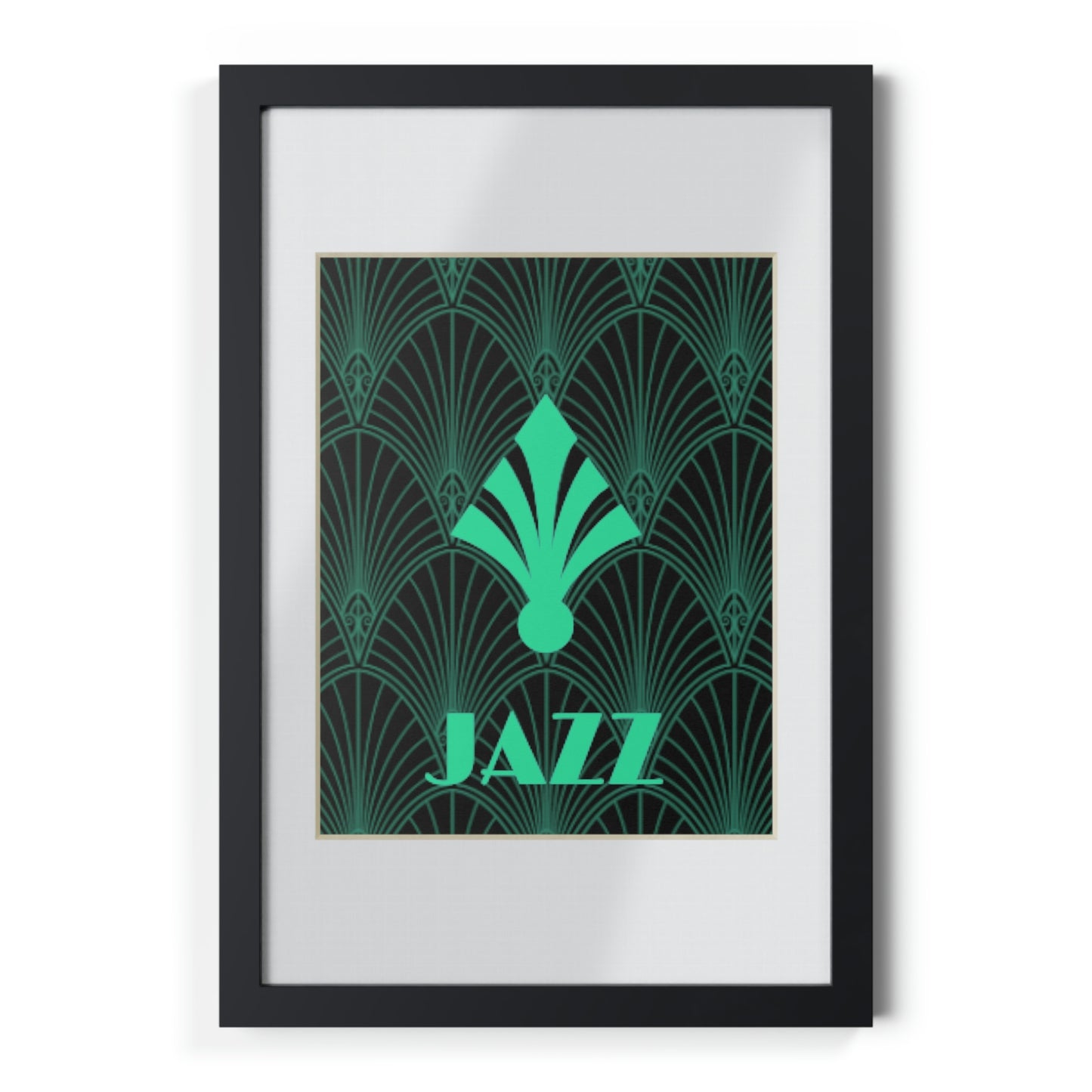 JAZZ - Framed Posters, Black