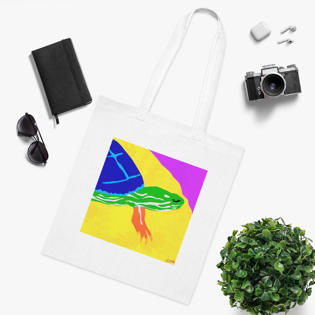 Cotton Tote - Turtle Design