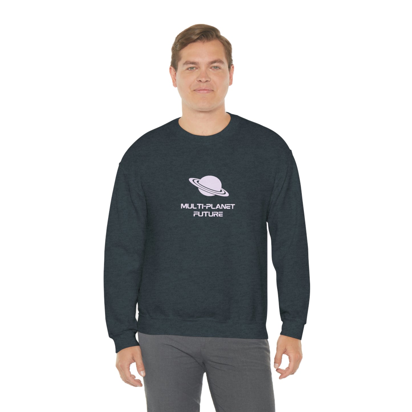 MULTI-PLANET FUTURE - Unisex Heavy Blend™ Crewneck Sweatshirt