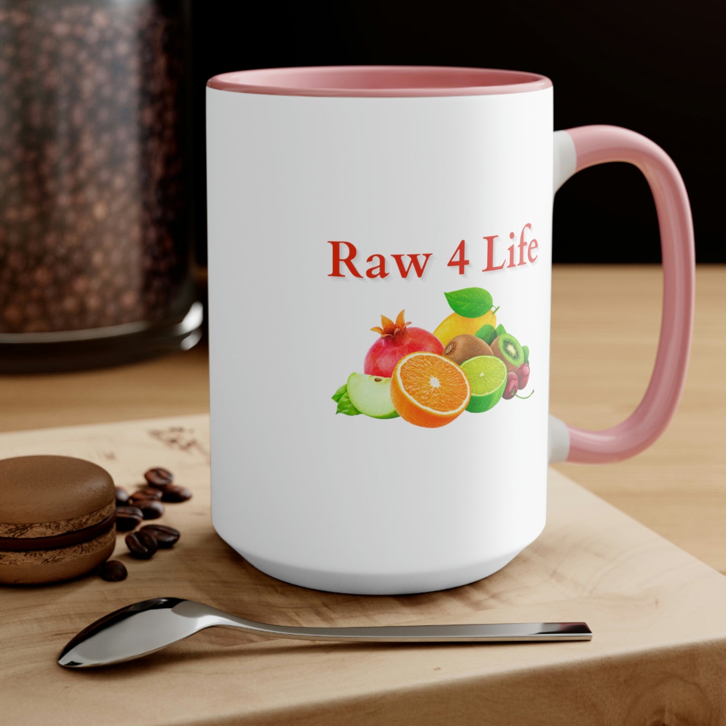 Raw 4 Life Accent Mug